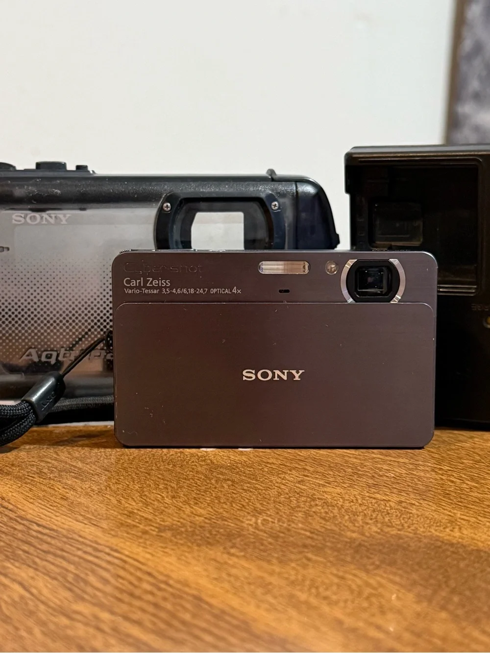 Sony Cyber Shot DSC-T700 Working With Memory Card Charger Waterproof Case